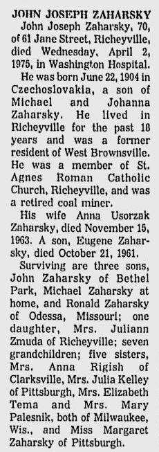 John Joseph Zaharsky